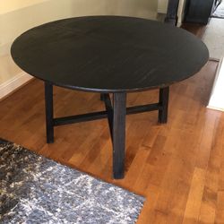 Black Wooden Kitchen/ Dining Table