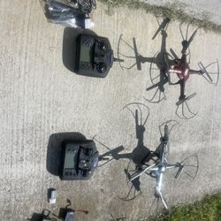 2 Drones With Cameras 