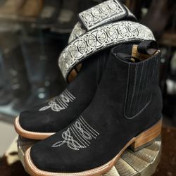 Botines Y Cinto Vaquero  