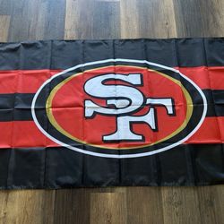 Brand New Niners 3x5 Flags $20 each 