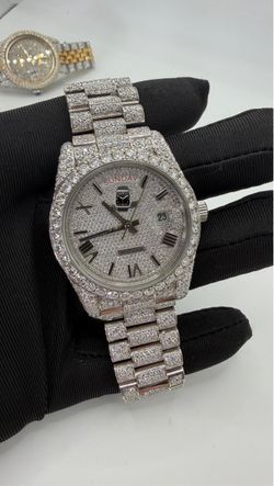Custom diamond men’s watch