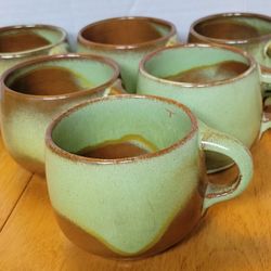 Frankoma Moss Green Cup  C4