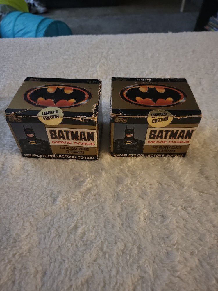 
BATMAN Movie Cards 1989 complete Collectors Edition Set SEALED 1 Box

