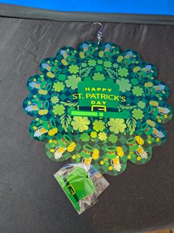New St Patrick's Day Metal Wind Spinner
