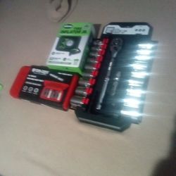 Ratchet And Socket Set Spline Key Set Tir Inflater 