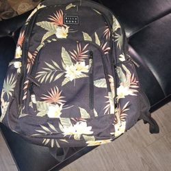 Women's Girls Hawaiian Billabong Backpack Mini Pockets In Great Condition Like Brand New