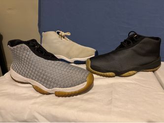 Nike Air Jordan “ Future” Bundle Lot PRE-OWNED 3 Pairs - Size 8