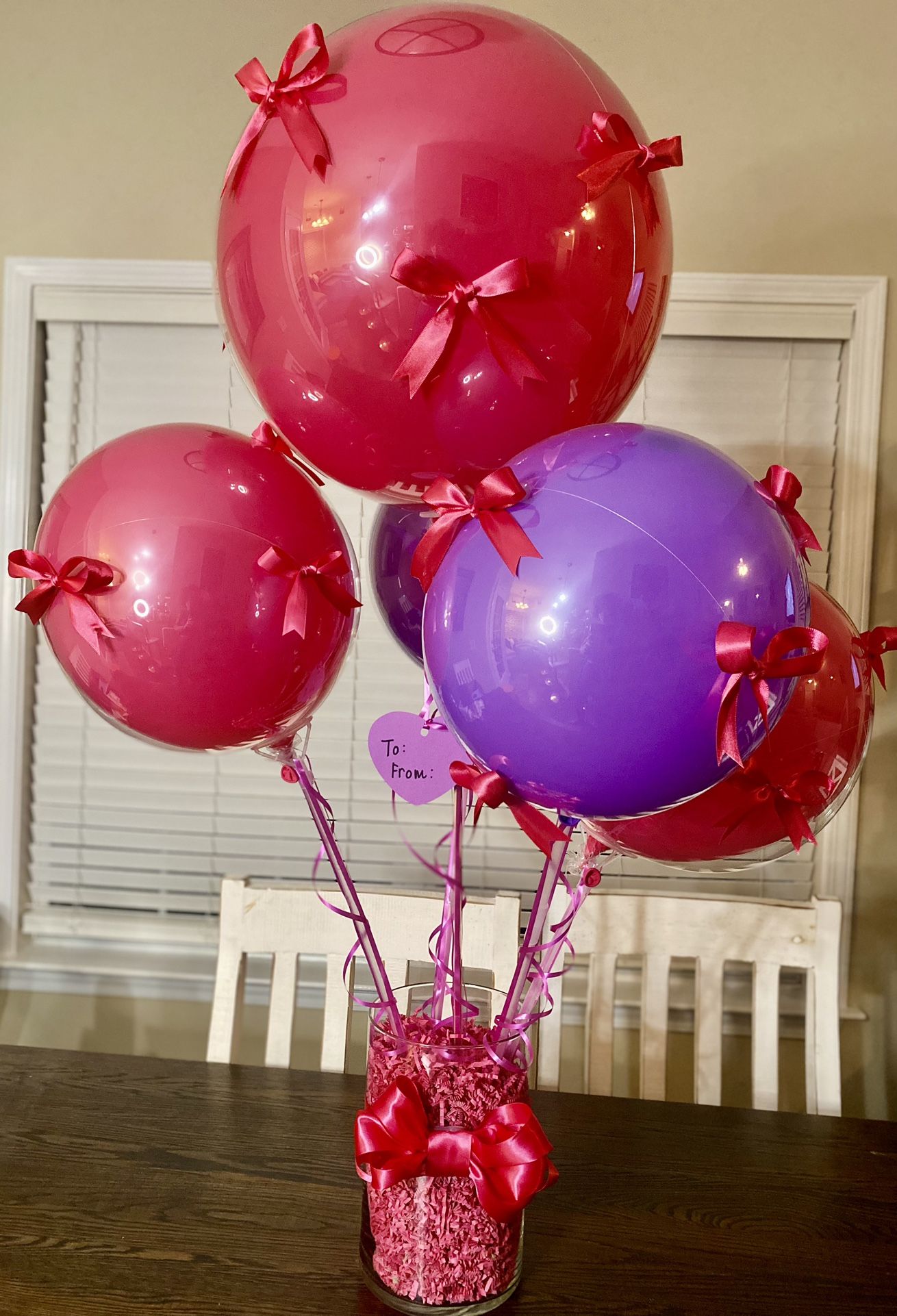 Vday balloon Bouquet