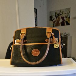 DOONEY & BOURKE Pebbled Grain Leather Satchel 