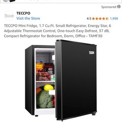 TECCPO Mini Fridge 1.7 Cu.Ft.
