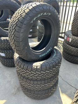 (4) 275-65-17 TBB All Terrain 60k Miles Warranty We Finance 