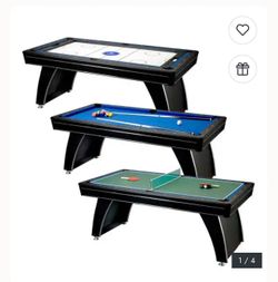 Game table (3 in 1). Full size and brand new