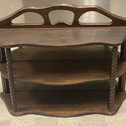 Vintage Wall Shelves With Mirror Back