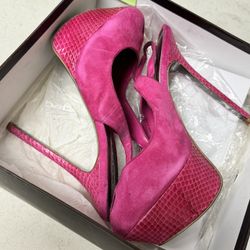 Bebe Pink Heels Size 9