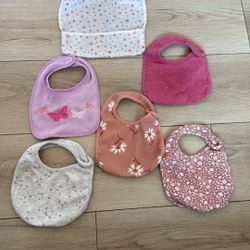 Baby Girl Bibs