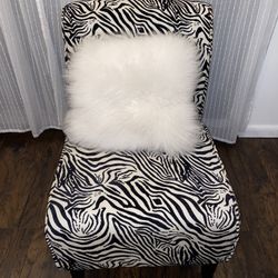 Zebra Chair + Cushion