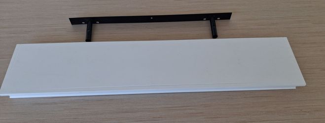 Floating White Shelf