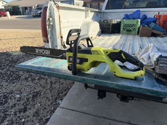 Ryobi 40 V Chainsaw With Battery And Charger