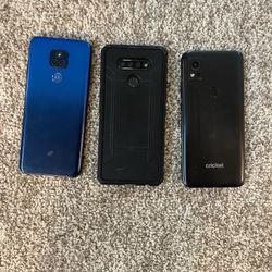 Android Phones For Parts Turn On No Passwords