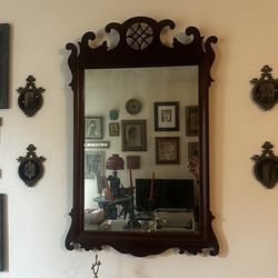 gorgeous vintage 1930s duncan phife mahogany mirror