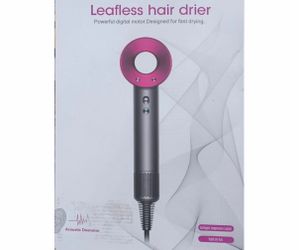High-Speed Leafless Hair Dryer with Ionic Technology – Low Noise & Fast Drying, Lightweight Design for Home