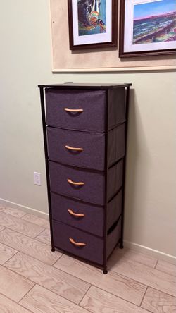 5-Drawer Fabric Storage Dresser Tower