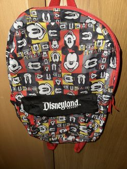 NEW Disney Mickey Mouse Backpack Authentic Disneyland Resort Pop Art Faces