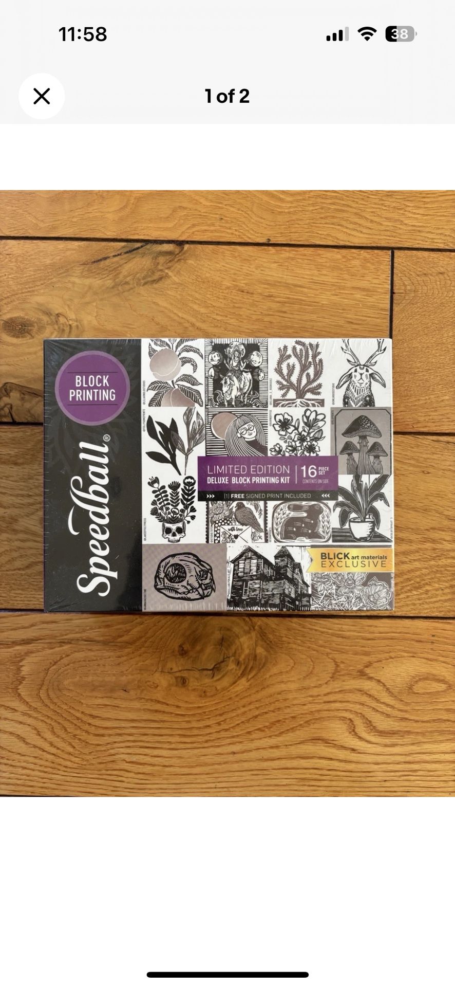 Speedball Kit - Block Printing - New Unopened Box