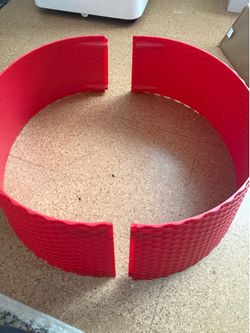 Pencil Christmas tree skirt
