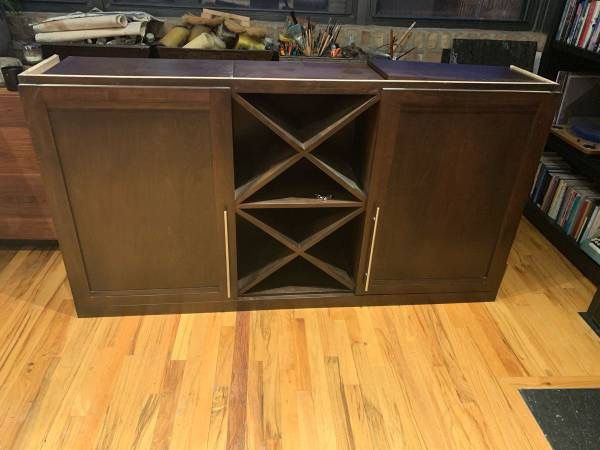 Bar Cabinet with Wine Rack