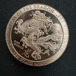 1 Ounce Of Copper Year Of The Dragon