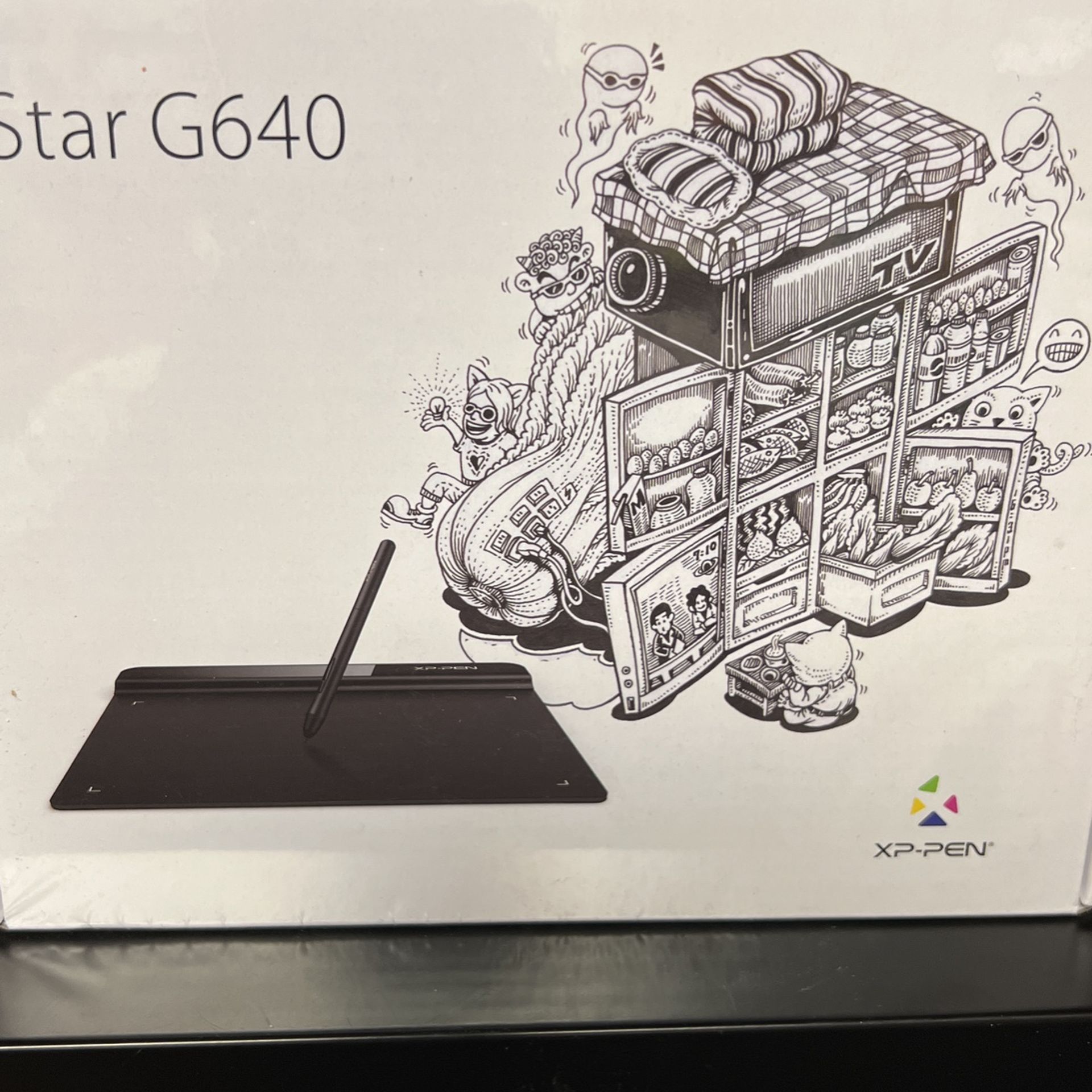 XP PEN Digital Drawing Tablet StarG640 Digital Graphic Tablet 6x4 Inch Art Tablet with Battery Free Stylus