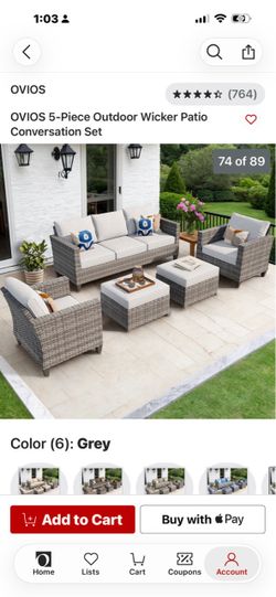 Outdoor sofa in box 📦