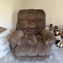 Dark brown recliner