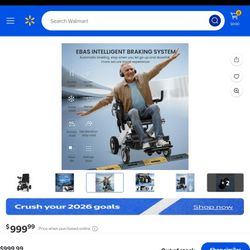 new electric wheelchair taken out of the box
