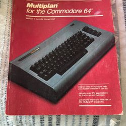 Multi plan for the Commodore 64 computer manual instructions