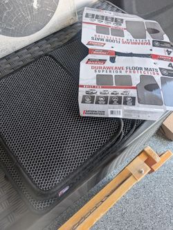 New Dickies Black Duraweave Floor Mats Universal 