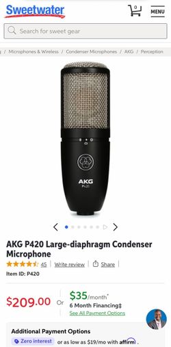 AKG P420 microphone