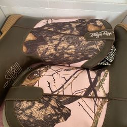 camo cow girl boots 