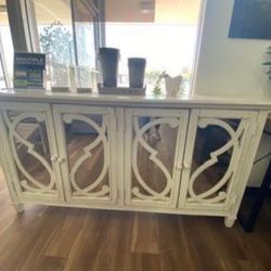 New White Ashley Brand Accent Cabinet / Shelf / TV Stand *Many Other Styles Available*