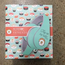 NWT Sushi fathead folding headphones