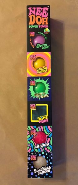 Nee Doh Power Tower 6-Pack Stress Balls
