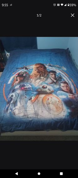Disney's Star Wars Rey's Rebel Team Full  REVERSIBLE Comforter