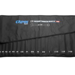 Capri Wrench Roll Up Pouch 1/4” - 1 1/4” Handy Carry Case