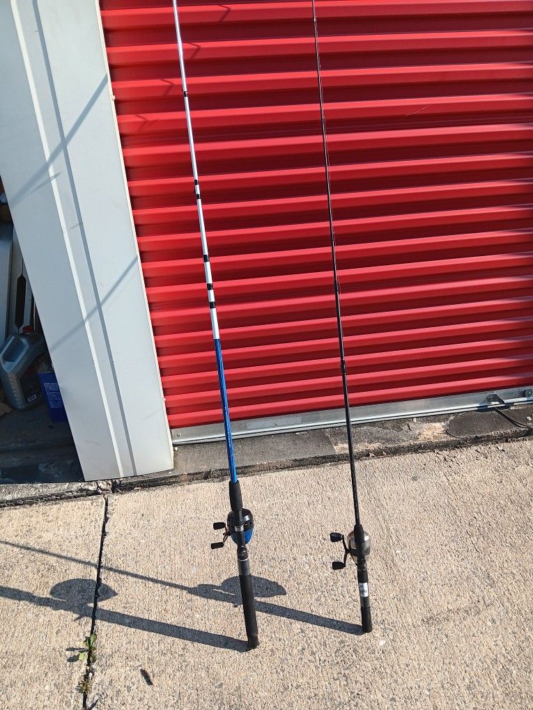 Fishing Poles BOTH Together 