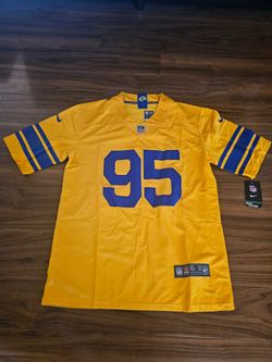 Rams Mens Garrett yellow Jerseys $50ea Firm S M L Xl 2x 3x