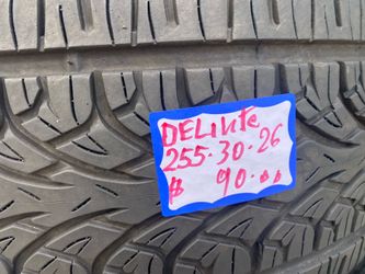 1 tire DELINTE$90