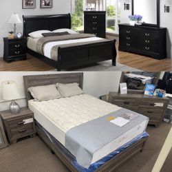 🇺🇸 NEW!! 4pc Bargain Bedroom Sets STILL IN BOX 📦 Delivery Avail 🚛🇺🇸