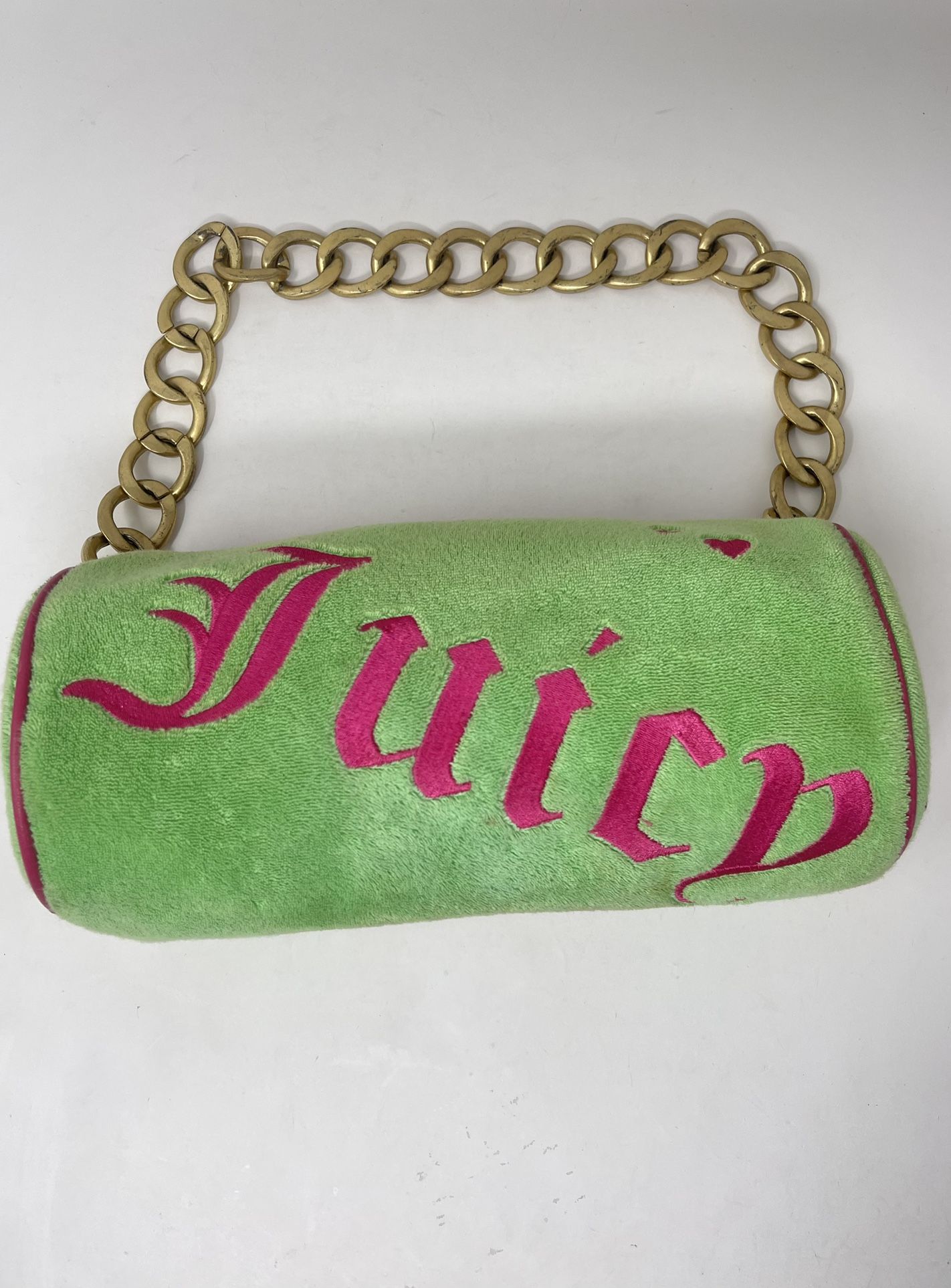 Super Rare juicy couture watermelon green and pink barrel bag