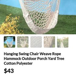 Hanging Rope Chair